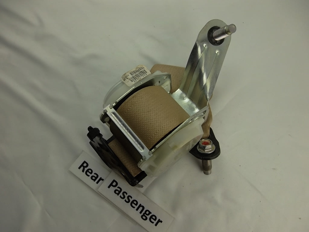 2008-2012 Honda Accord Sedan Rear Seat Belt Passenger Right Tan 04824-TA5-A00ZE