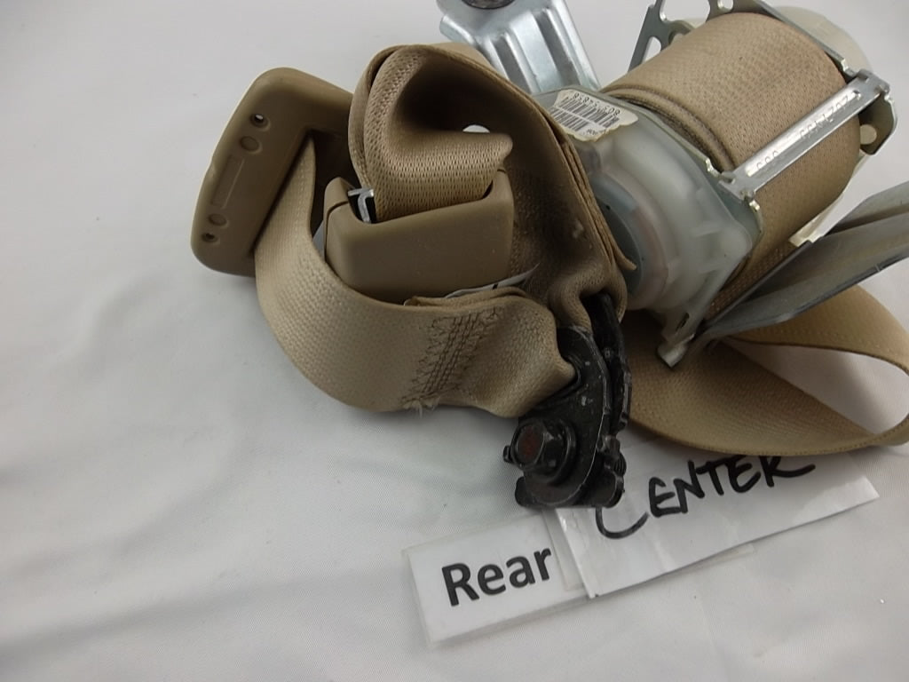 2008-2012 Honda Accord Sedan Rear Center Seat Belt Tan 04829-TA5-A01